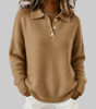 Pull Polo en Maille Souple pour Femmes - Emilia Lane