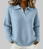 Pull Polo en Maille Souple pour Femmes - Emilia Lane
