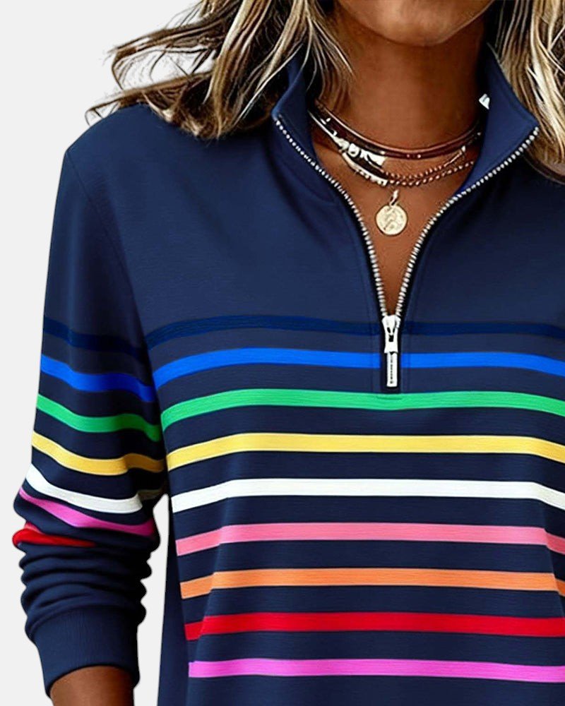 Pull rayé pour femmes - Emilia Lane