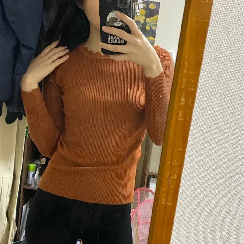Pullover en Viscose à Col Rond pour Femme - Emilia Lane