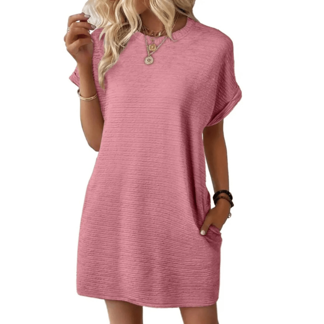 Robe à col rond pour femmes - Emilia Lane