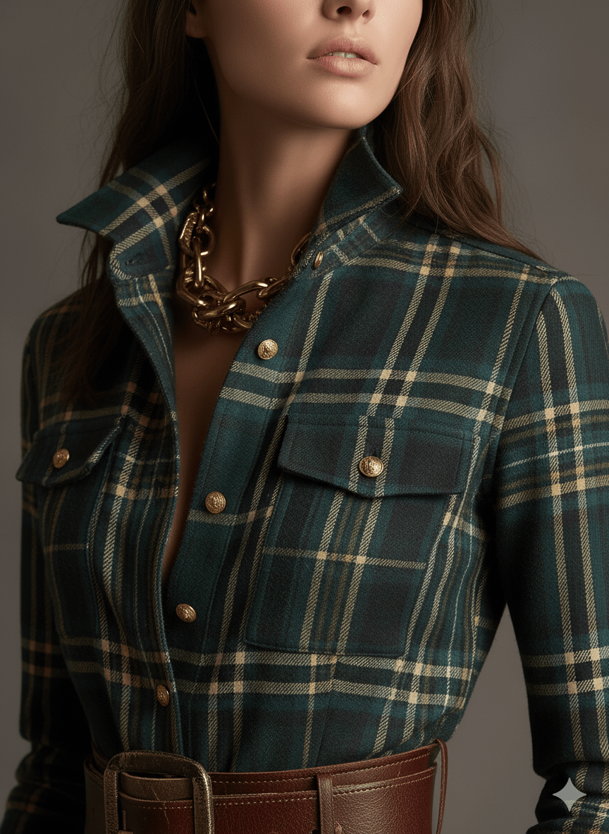 Robe asymétrique à manches longues pour Femmes - Emilia Lane