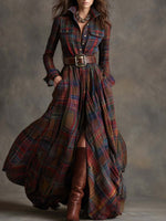 Robe asymétrique à manches longues pour Femmes - Emilia Lane