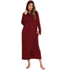 Robe de nuit zippée à capuche pour femmes - Emilia Lane