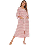 Robe de nuit zippée à capuche pour femmes - Emilia Lane