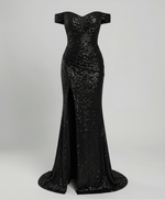Robe de Soirée à Paillettes et Fente pour Femme | Idéale pour les Sorties - Emilia Lane