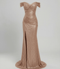 Robe de Soirée à Paillettes et Fente pour Femme | Idéale pour les Sorties - Emilia Lane