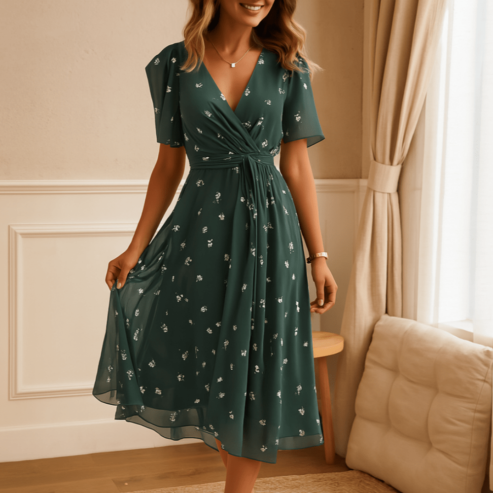 Robe D'Été Florale pour Femmes - Emilia Lane