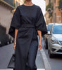 Robe Élégante à Manches Lanterne pour Femmes - Emilia Lane