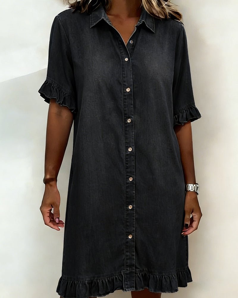 Robe en Denim avec Boutons pour Femme | Idéale pour le Quotidien - Emilia Lane