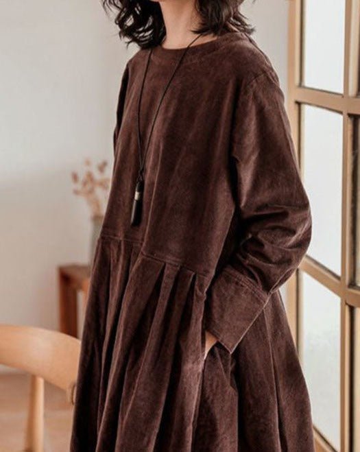 Robe en velours pour femmes - Emilia Lane