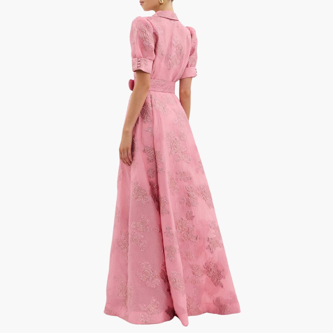Robe Florale avec Ceinture pour Femme - Emilia Lane
