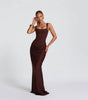 Robe Longue à Bretelles Larges et Détail Corset pour Femme | Idéale pour les Sorties - Emilia Lane