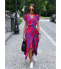Robe Longue à Imprimé Floral Coupe Évasée pour Femme | Idéale pour l'Été - Emilia Lane