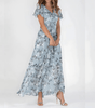 Robe Longue à Imprimé Floral en Chiffon pour Femmes - Emilia Lane