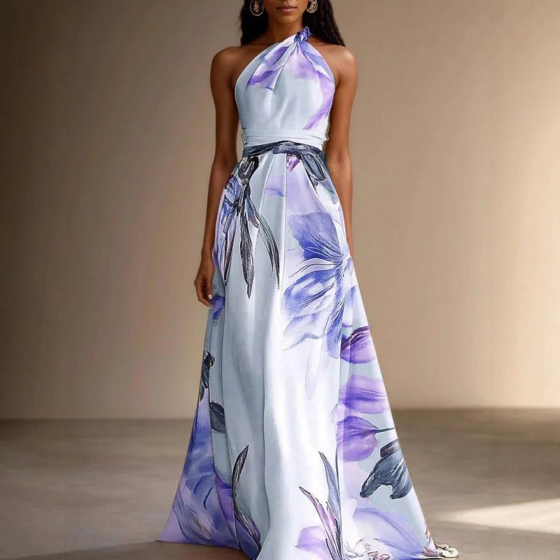 Robe Longue À Imprimé Floral pour Femmes - Emilia Lane