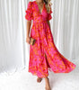 Robe Longue à Imprimé Floral pour Femmes - Emilia Lane