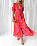 Robe Longue à Imprimé Floral pour Femmes - Emilia Lane