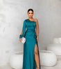 Robe Longue Asymétrique à Épaule Dénudée pour Femmes - Emilia Lane