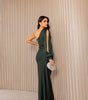 Robe Longue Asymétrique à Épaule Dénudée pour Femmes - Emilia Lane