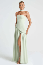 Robe Longue Asymétrique sans Bretelles pour Femme | Idéale pour les Sorties - Emilia Lane