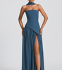 Robe Longue Asymétrique sans Bretelles pour Femme | Idéale pour les Sorties - Emilia Lane