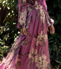 Robe longue en chiffon imprimé fleuri pour femmes - Emilia Lane