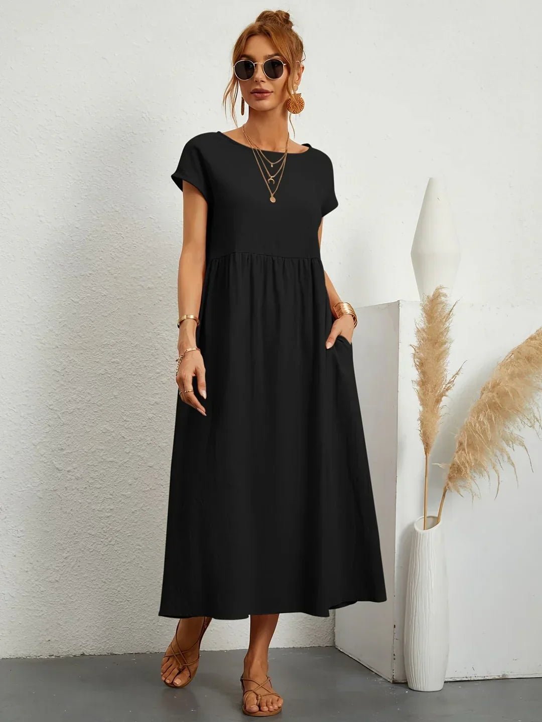 Robe Longue en Coton pour Femmes - Emilia Lane