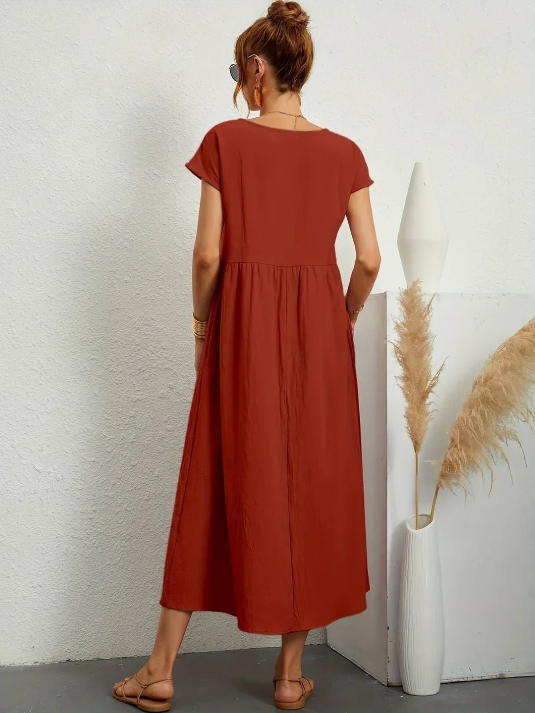Robe Longue en Coton pour Femmes - Emilia Lane