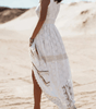 Robe Longue en Dentelle Boho pour Femmes - Emilia Lane