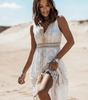 Robe Longue en Dentelle Boho pour Femmes - Emilia Lane