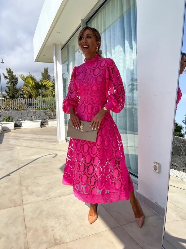 Robe longue en dentelle élégante pour femmes - Emilia Lane