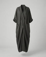 Robe Longue en Lin Moulante avec Poches pour Femme | Idéale pour les Vacances - Emilia Lane