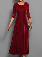 Robe Longue en Velours pour Femmes - Emilia Lane