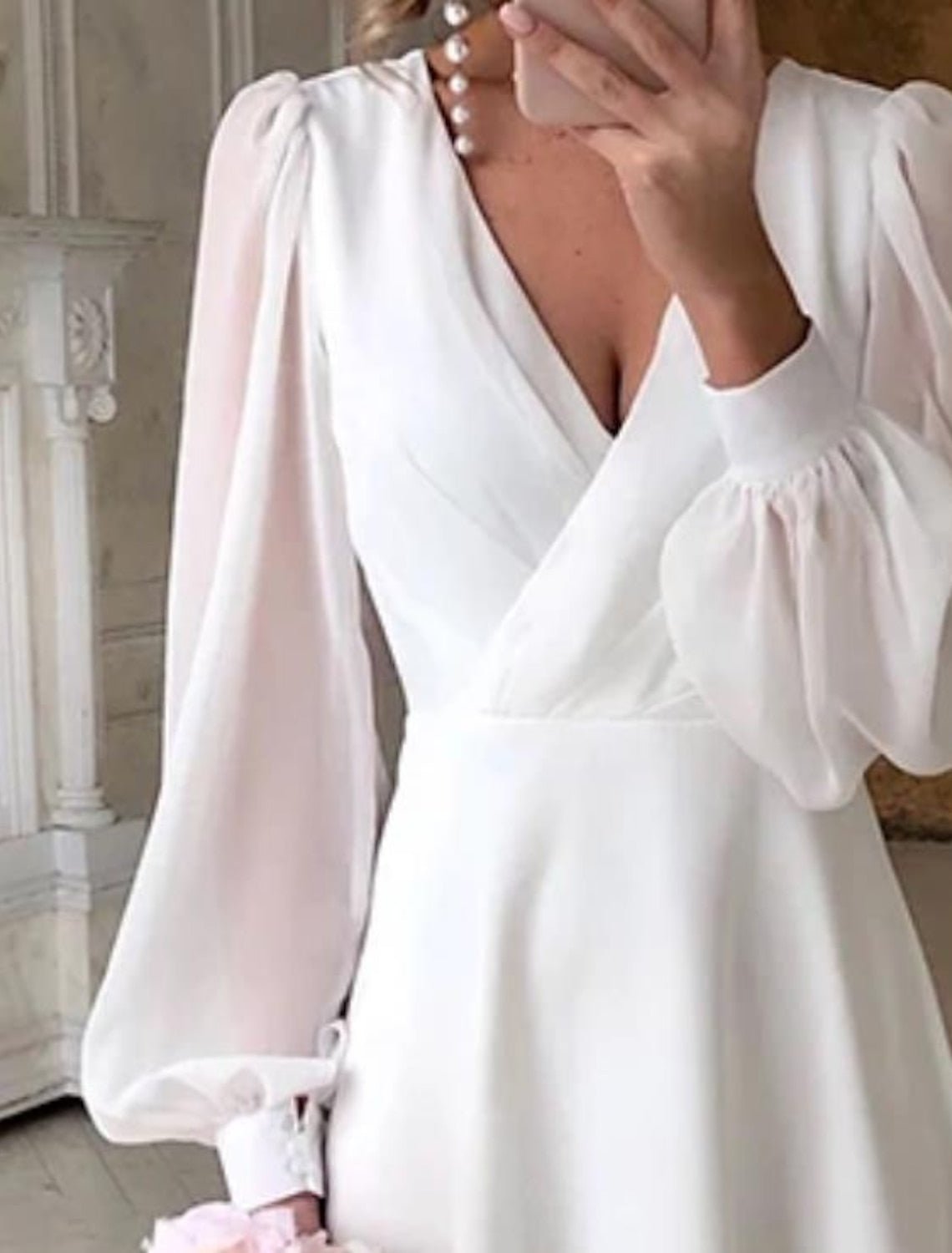 Robe Longue Évasée à Manches Longues pour Femme | Idéale pour les Sorties - Emilia Lane