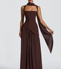Robe Longue Évasée à Taille Cintrée pour Femme | Idéale pour les Sorties - Emilia Lane