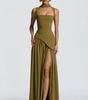 Robe Longue Évasée à Taille Cintrée pour Femme | Idéale pour les Sorties - Emilia Lane
