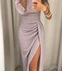 Robe Longue Fendue Off-Shoulder pour Femme | Idéale pour les Sorties - Emilia Lane