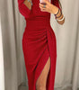 Robe Longue Fendue Off-Shoulder pour Femme | Idéale pour les Sorties - Emilia Lane