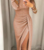Robe Longue Fendue Off-Shoulder pour Femme | Idéale pour les Sorties - Emilia Lane