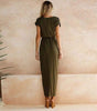 Robe longue fendue pour femmes - Emilia Lane