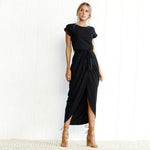 Robe longue fendue pour femmes - Emilia Lane