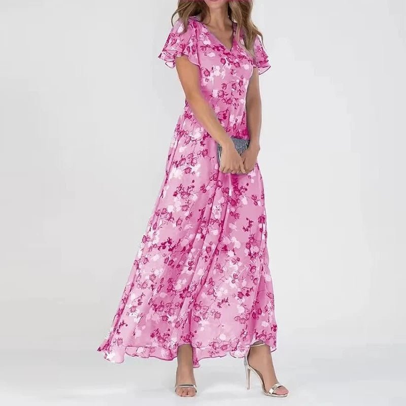 Robe Longue Fluide en Chiffon pour Femmes - Emilia Lane