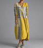 Robe Longue Imprimée à Manches Longues pour Femmes - Emilia Lane