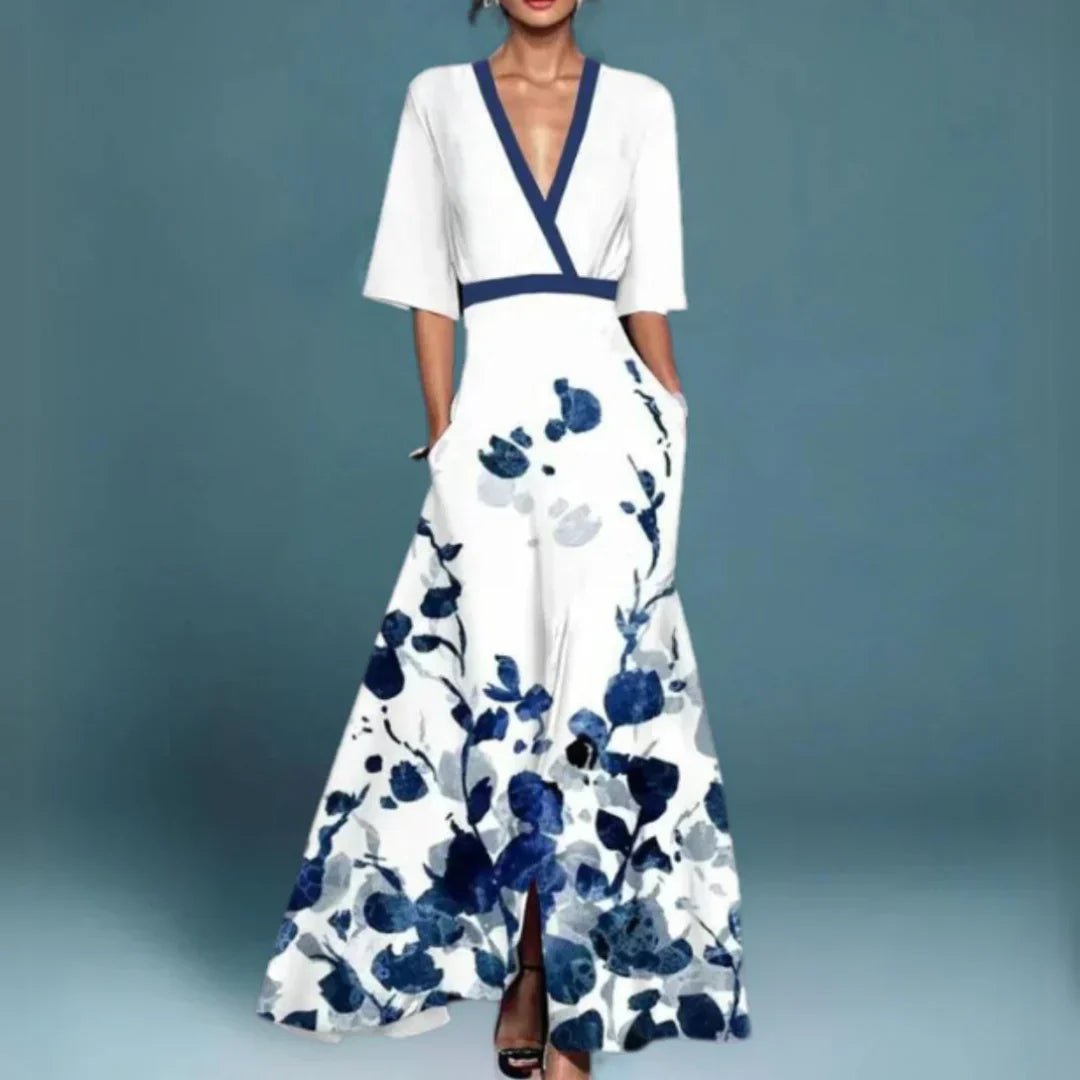 Robe longue imprimée élégante pour femmes - Emilia Lane