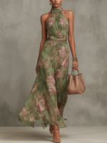 Robe Longue Imprimée Florale pour Femmes - Emilia Lane