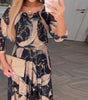 Robe longue imprimée pour femmes - Emilia Lane
