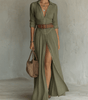 Robe Longue plissée pour Femmes - Emilia Lane