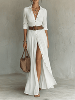 Robe Longue plissée pour Femmes - Emilia Lane