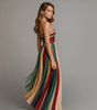 Robe Longue Plissée Sans Bretelles pour Femmes - Emilia Lane